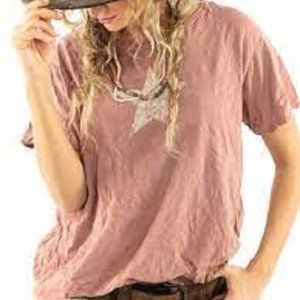NWT Magnolia Pearl Preston Joseph Star Tee in Bisou